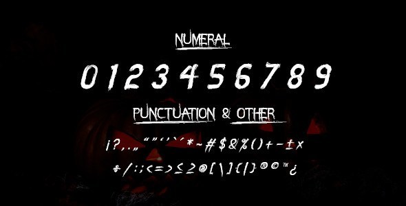 Miztix字体适用于海报,产品包装,电影,等设计场景。个人认为该字体画风奇特,用于恐怖类作品的话也是非常适合的,另外该字体有点像魔爪饮料包装上的那种。