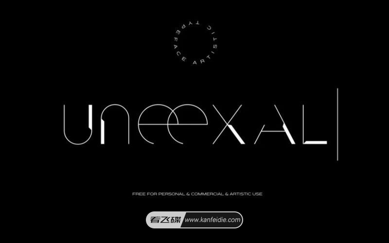 UNEEXAL 时尚极简超细英文字体下载