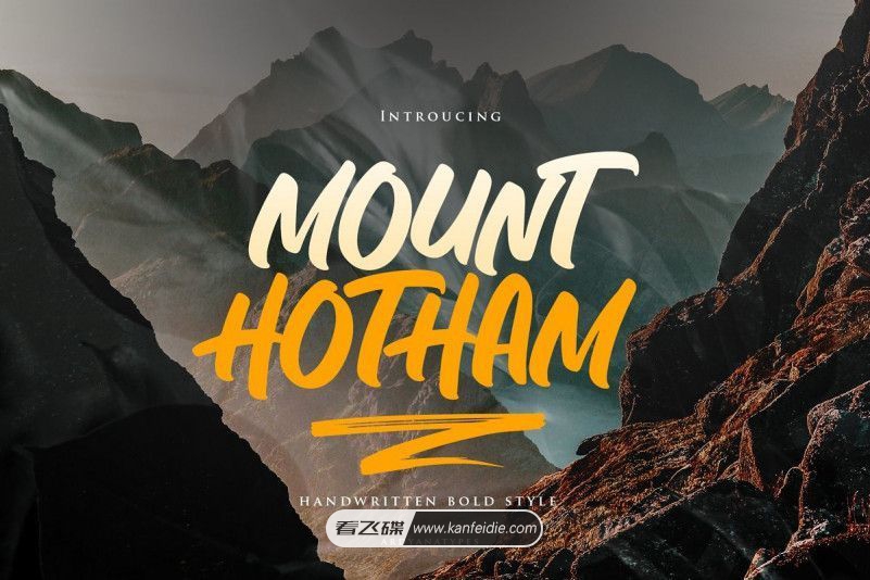 Hotham 好看的英文手写艺术字体下载